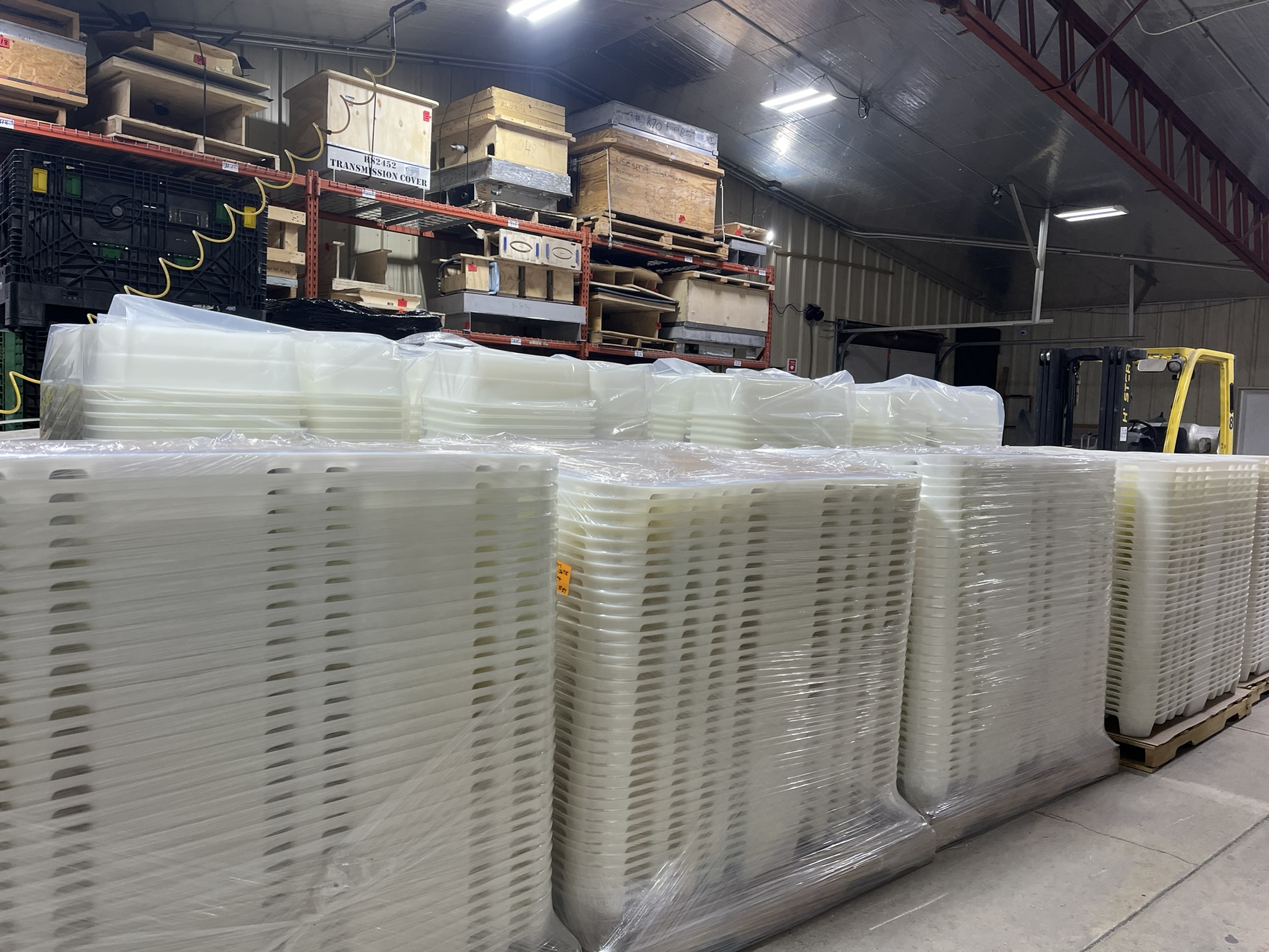 Pallets & Tubs Ready to Ship