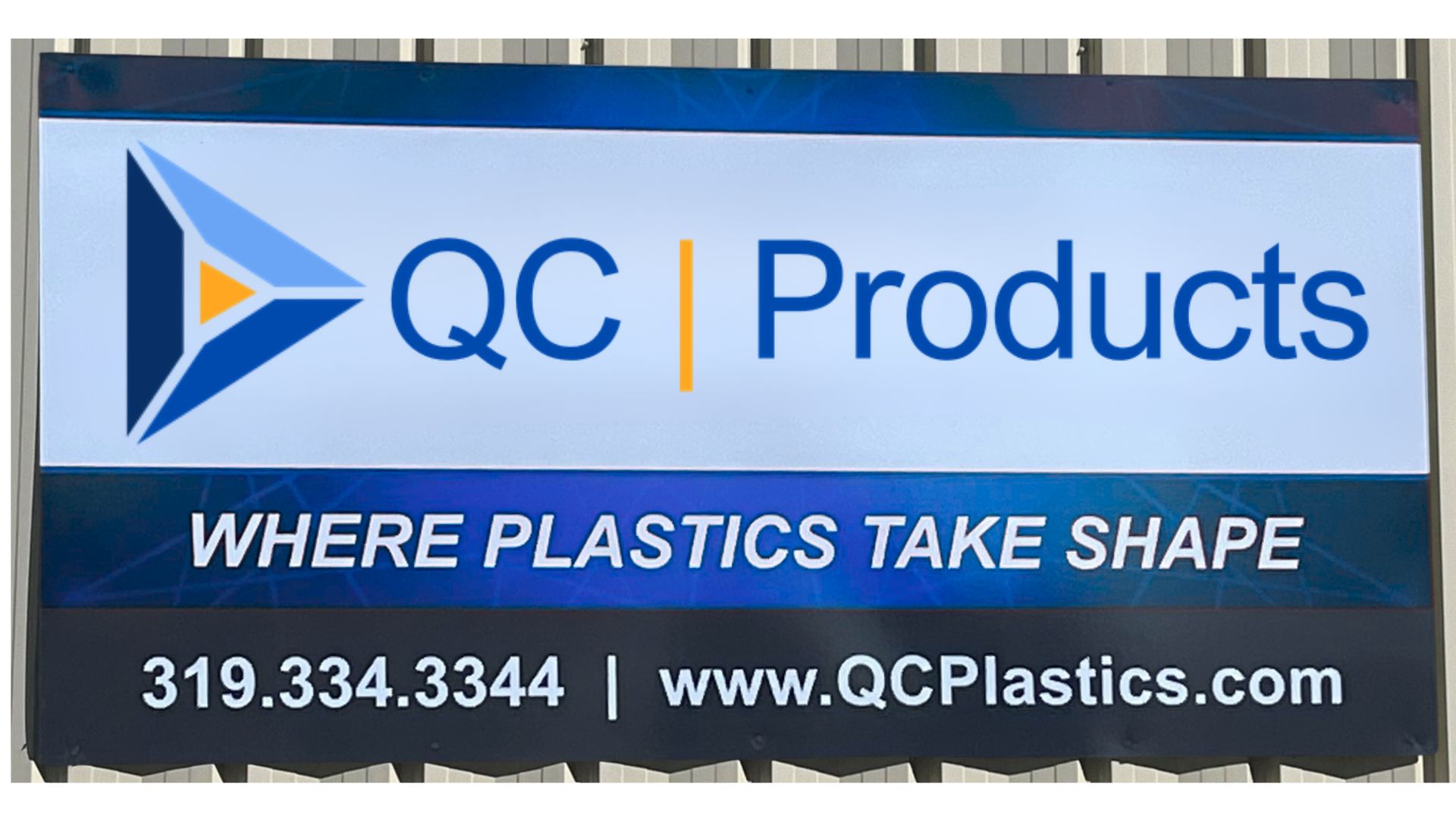 QC Plastics new sign